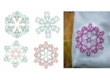 Stickserie - Sommerblumen LineArt